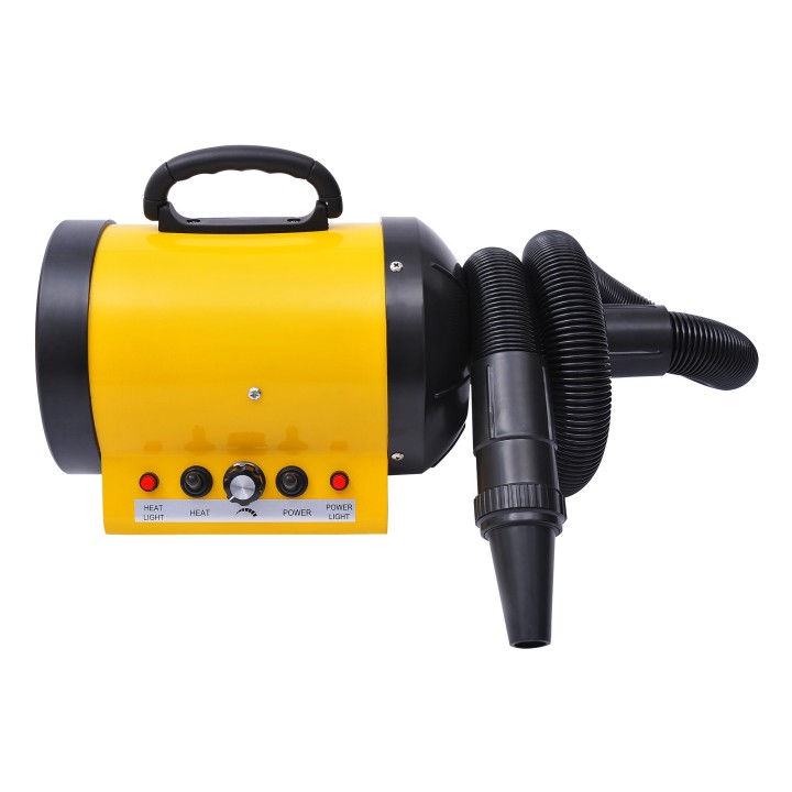 PawHut Profi Hundefön Pet Dryer 2800W Hundetrockner PVC Gelb 40 x 16 x 20 cm für schnelles Trocknen von Hunden   Aosom.de