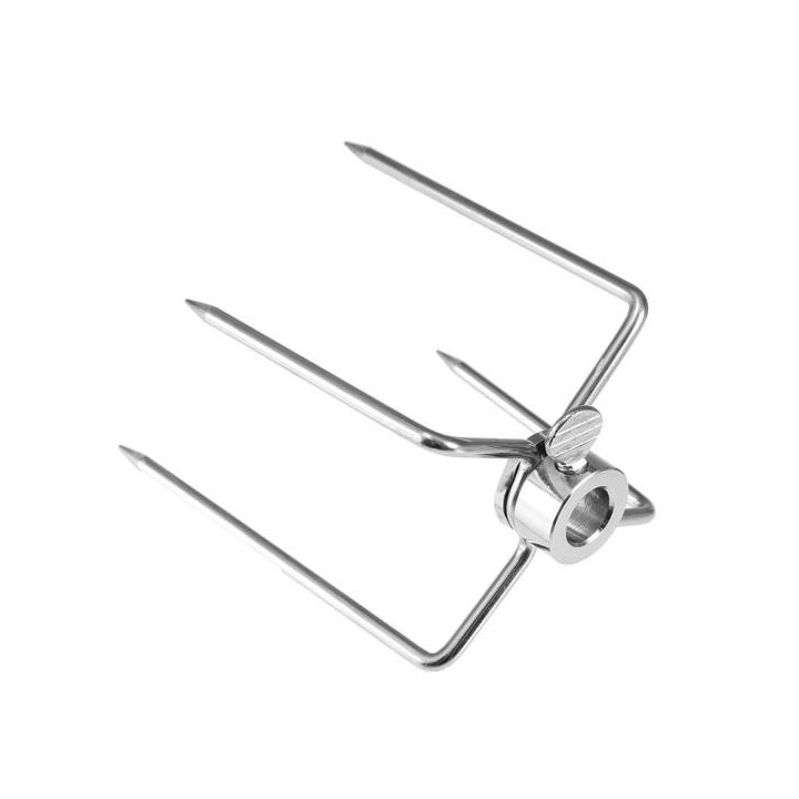 Yousheng 2-teiliger Spieß, langlebig, rostbeständig, starker Edelstahlspieß für Hühnchen