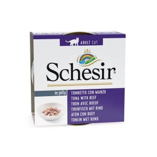 Schesir in Gelee 6 x 85 g - Thunfisch mit Rinderfilet