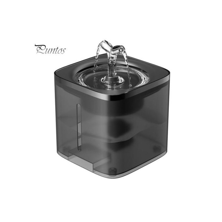 1 Set 2L Haustier Wasserspender Intelligente Erkennung Katzenwasserbrunnen Ruhiger Hundetrinkbrunnen Haustier EU Plug