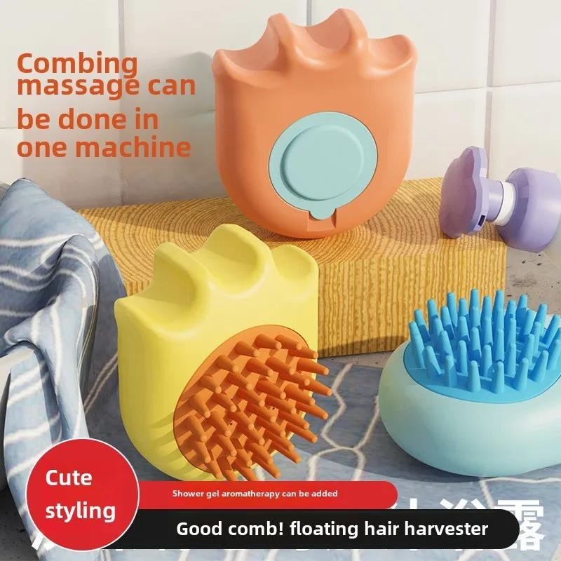 Haustierbad Haustierreinigung und -kosmetik Katzen- und Hundebedarf Haustiermassage-Badebürste 1pcs