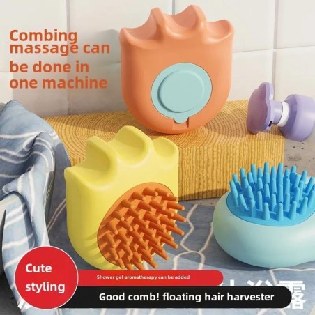 Haustierbad Haustierreinigung und -kosmetik Katzen- und Hundebedarf Haustiermassage-Badebürste 1pcs