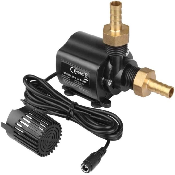 800 l/h DC 12 V bürstenloser Wasserpumpenmotor Unterwasser-Aquarium-Wasserumwälzpumpe QR90H