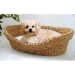 Bett aus Wasserhyazinthe, groß