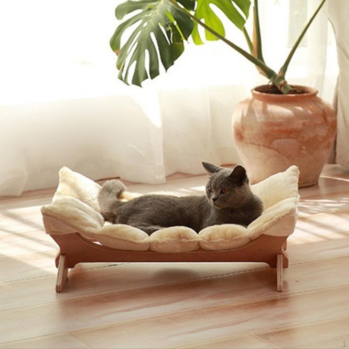 Katzen Schlafsofa Haustier Produkte Waschbar Bequem Atmungsaktiv Warme Katze Nest Matratze für