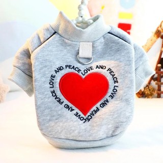 Haustier-Kapuzenpullover mit hohem Halsausschnitt, bestickt, Herbst/Winter, Katzen-Prinzessin, Kapuzenpullover, Liebespullove