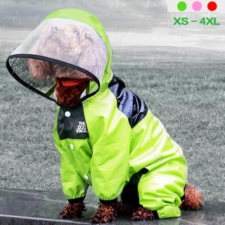 Haustier-Hunde-Regenmantel, das Hundegesicht, Haustier-Kleidung, Overall, wasserdichte Hundejacke, Hunde, wasserabweisende Kl