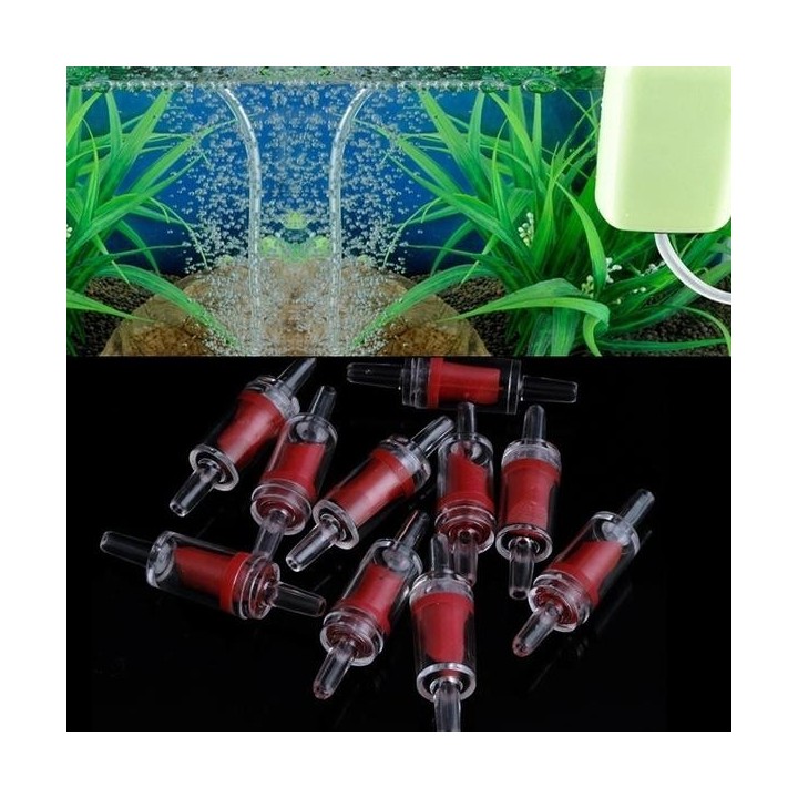 10 Stück Einweg-Rückschlagventil aus Kunststoff für Aquarium-Luftpumpe, Einweg-Rückschlagventil für Zuhause, Aquarium, CO2-Sy