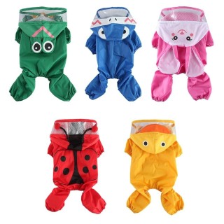 XS-XL Haustiere Hund Regenmantel Transparent Mit Kapuze Overall Hunde Wasserdicht Mantel Wasserdichte Jacken Outdoor Atmungsa