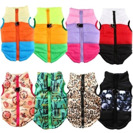 Warme Hundekleidung für den Winter für kleine Hunde, Welpen, Haustierkleidung, winddicht, Hundejacke, Mantel, Baumwollweste f