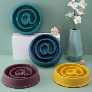 Slow Food Bowl für Haustiere, Futternapf mit Anti-Erstickungsschutz, Hundenapf aus PP-Kunststoff, Geschirr für den Heimgebrau