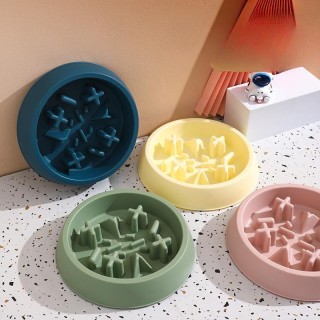 Neuer Slow Food-Napf für Haustiere mit Erstickungsschutz, Hundenapf, Futternapf für Haustiere, umstoßsicheres Haustierzubehör