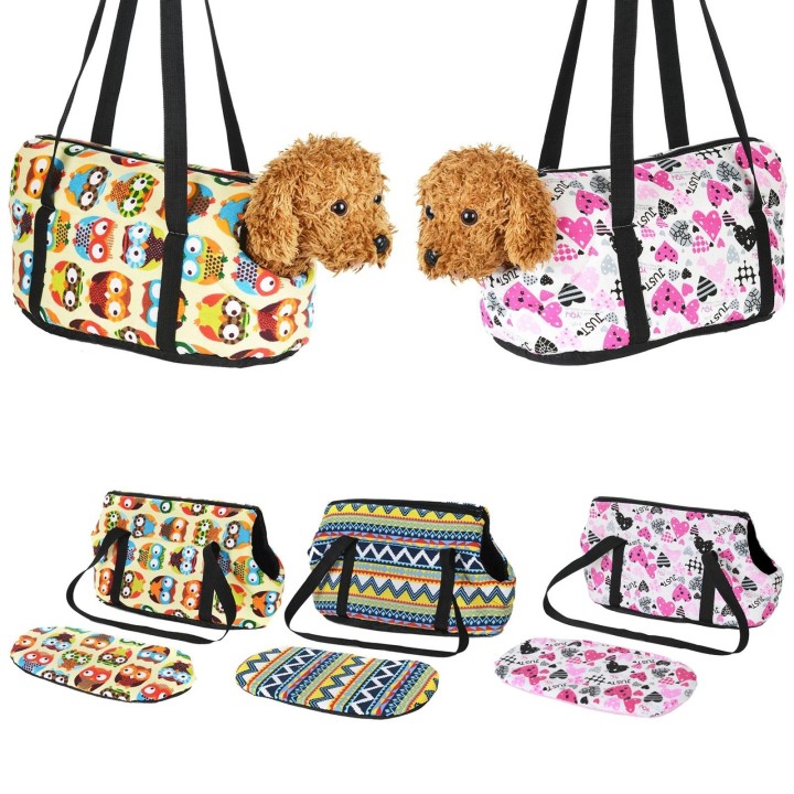 Warme Welpentasche, Hundetragetasche für kleine Hunde und Katzen, tragbare Hunde-Umhängetasche, Outdoor-Reiserucksack, Chihua