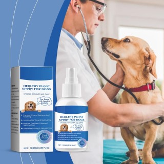 Wundspray für Hunde, Reinigung, Wartung, Wiederherstellung, Hautpflegespray für Haustiere, 100 ml