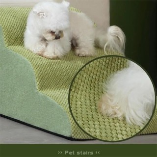 Haustiertreppe Katzen-/Hundetreppe 2/3 Stufen Rampe Sofa Welpen Alte Hunde Rutschfeste Abnehmbare Leiter Aufstiegshilfe Hohe