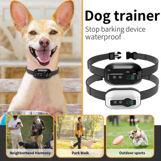 Anti-Bell-Gerät IP67 Wasserdichtes Hundetrainingsgerät Vibrations-Anti-Bell-Gerät Anti-Bell-Elektronisches Halsband One Size