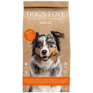 Dog's Love Trockenfutter Rind - 2 kg