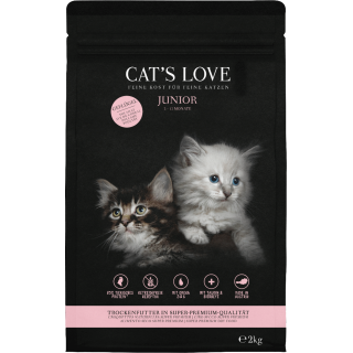 Cat's Love Katzen Trockenfutter "Junior Geflügel" - 2 kg