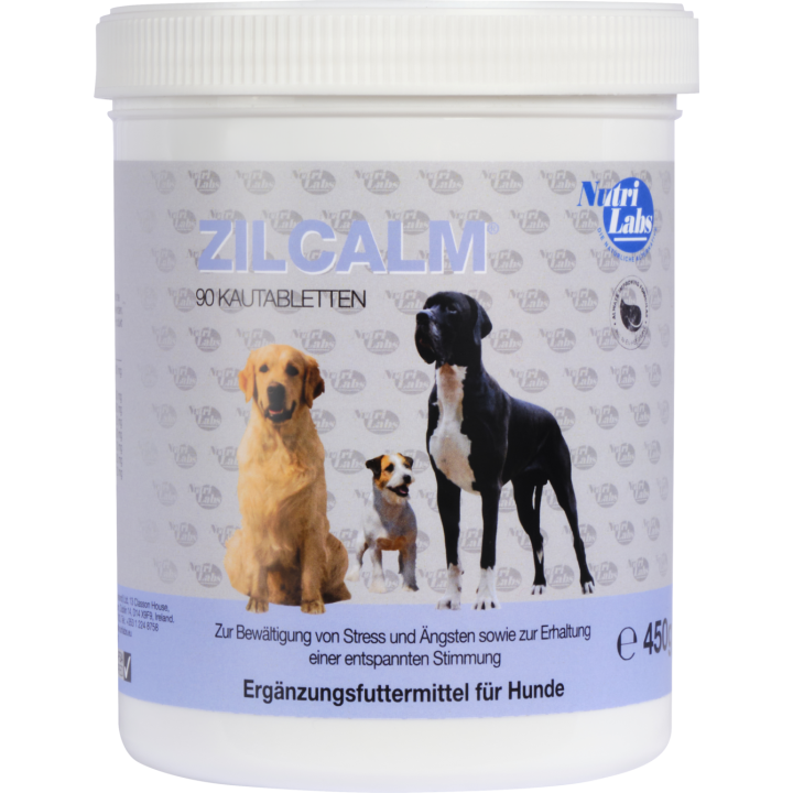 NutriLabs ZILCALM Kautabletten Ergänzungsfuttermittel für Hunde - 90 Tabletten