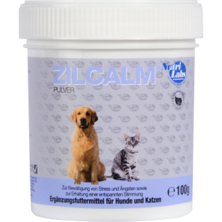 NutriLabs ZILCALM Pulver Ergänzungsfuttermittel für Hunde und Katzen - 100 g