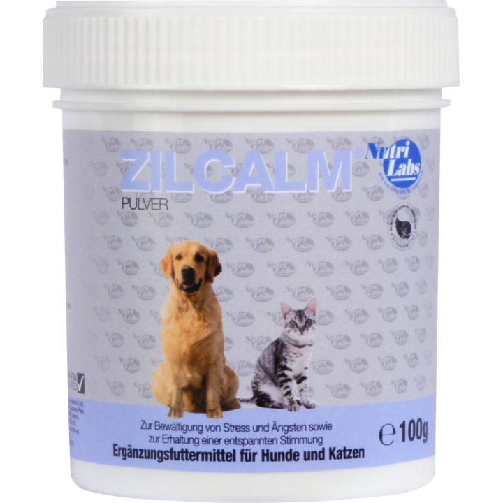 NutriLabs ZILCALM Pulver Ergänzungsfuttermittel für Hunde und Katzen - 100 g
