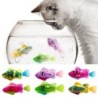 1/3/6/8 stücke Katzenspielzeug Interaktiver Roboterfisch LED beleuchtetes wasseraktiviertes Katzen-Elektroschwimmfischspielze