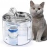 Automatischer Katzentrinkbrunnen Edelstahl-Katzenbrunnen mit Filter Visueller Wasserstand Haustierhunde Katzen Trinkwasserspe