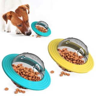 Interaktiver Hundefutter-Ball mit auslaufendem Futter und Leckerli-Spender für kleine und große Hunde, Verbesserung des IQ-Tr