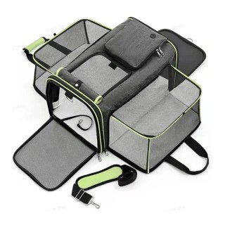 Tragbare Haustier-Umhängetasche, Katzentragetasche, atmungsaktive Welpen-Katzentasche, Outdoor-Reiserucksack, Haustier-Hunde-