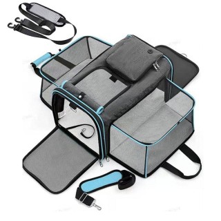 Tragbare Haustier-Umhängetasche, Katzentragetasche, atmungsaktive Welpen-Katzentasche, Outdoor-Reiserucksack, Haustier-Hunde-