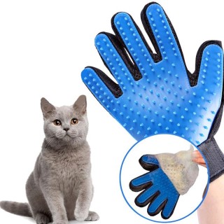 Bürstenhandschuh, Katzen-Haustierhandschuhe, Haarkamm, Fünf-Finger-Handschuh für die Katzenpflege, Zubehör für die Katzenpfle
