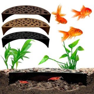 Schutzhülle für Babygarnelen, kleine Löcher, schützt vor Raubtieren, verhindert Gefressenwerden, Höhle, Aquariumtunnel, Garne