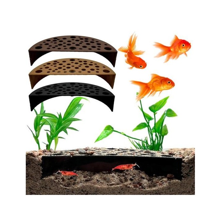 Schutzhülle für Babygarnelen, kleine Löcher, schützt vor Raubtieren, verhindert Gefressenwerden, Höhle, Aquariumtunnel, Garne