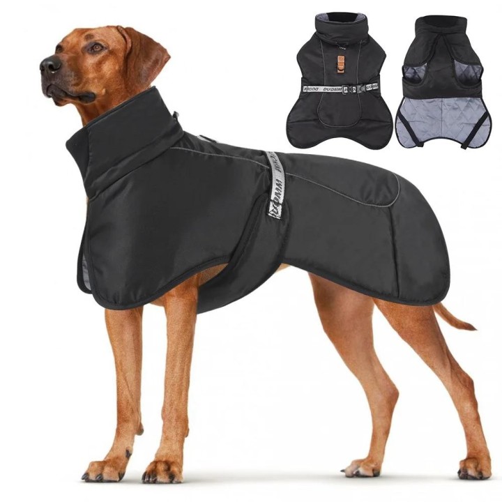 Winddichte Hundejacke für den Winter, warme Hundekleidung für mittelgroße und große Hunde, Labrador-Mantel, Golden Retriever-