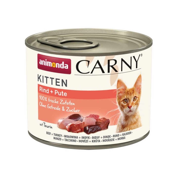 animonda Carny Kitten 12 x 200 g - Rind & Pute