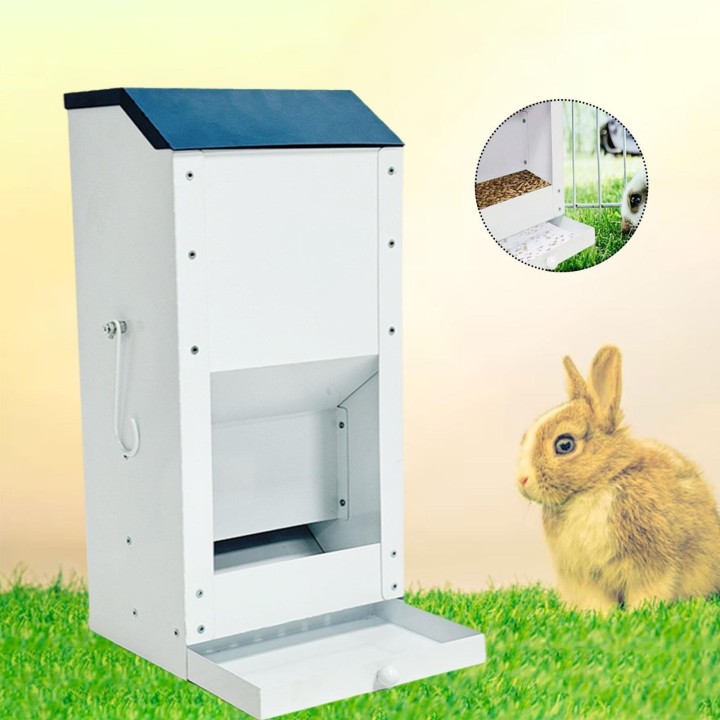 Rabbit Feeder Easy to Install Small Animal for Squirrel Garden Chick