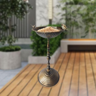 Garten Vogel Bad Yard Decor Vielseitig Ideal Geschenk Einfach zu Installieren Feeder Runde Basis Design für