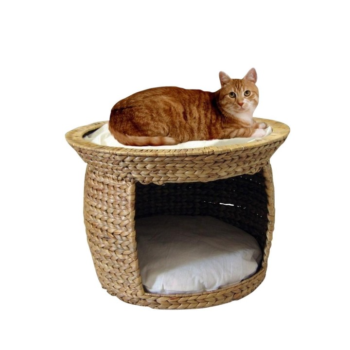 Katzen Korbturm Wasserhyazinthe