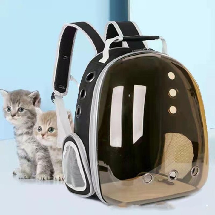 Katze Tragetasche Raum Haustier Rucksack Atmungsaktiv Tragbare Transparent Rucksack Welpen Hund Transport Träger Raum Kapsel