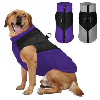 Große Hundejacke für kleine, mittelgroße und große Hunde, Katzen, warme Winterkleidung, wasserdichter Mantel, Labrador, Golde