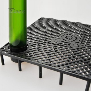 Aquarium unter Kies, Bodenfiltrationsplatten-Filtersystem für Aquarien 04 Black With Nozzle