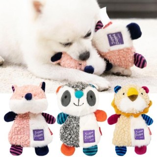 Haustier-Sound-Spielzeug, Plüsch-Backenzähne, bissfest, Anti-Verformung, Stressabbau, Zahnreinigung, weiches Haustier, intera