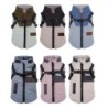 Hundejacke mit Geschirr, Winter-Hundekleidung für kleine und große Hunde, warmer, wasserdichter Haustiermantel, Chihuahua-Kle
