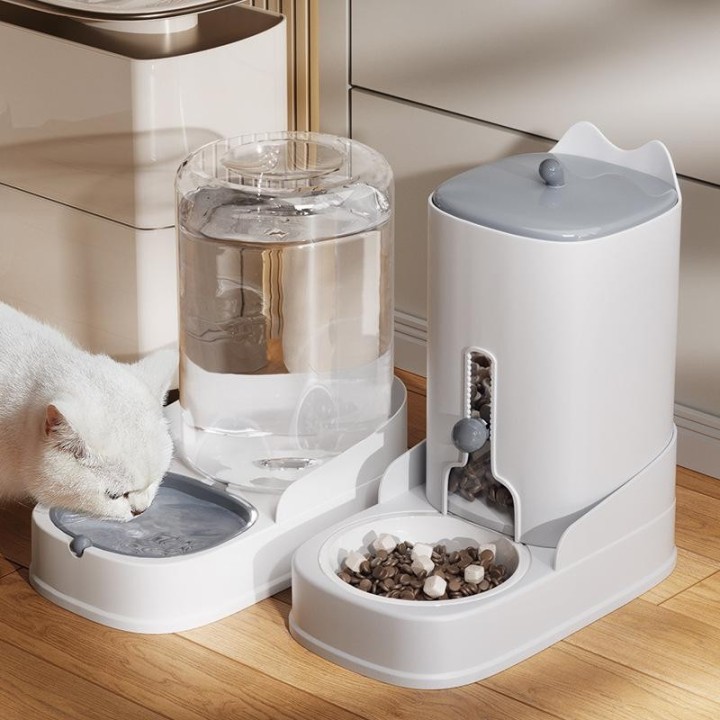 Neu Automatischer Wasserspender für Haustiere, Wasserspender für Katzen, große Kapazität, Hundenapf, Katzennapf, 28.5*28*15.5