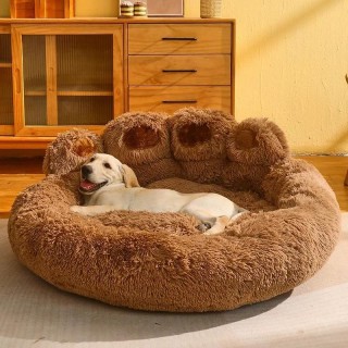 Zwinger Winter Warm Mittelgroße und große Hunde Corgi Golden Retriever Hundebett Samtsofa Schlafmatte Vier Jahreszeiten Heimt