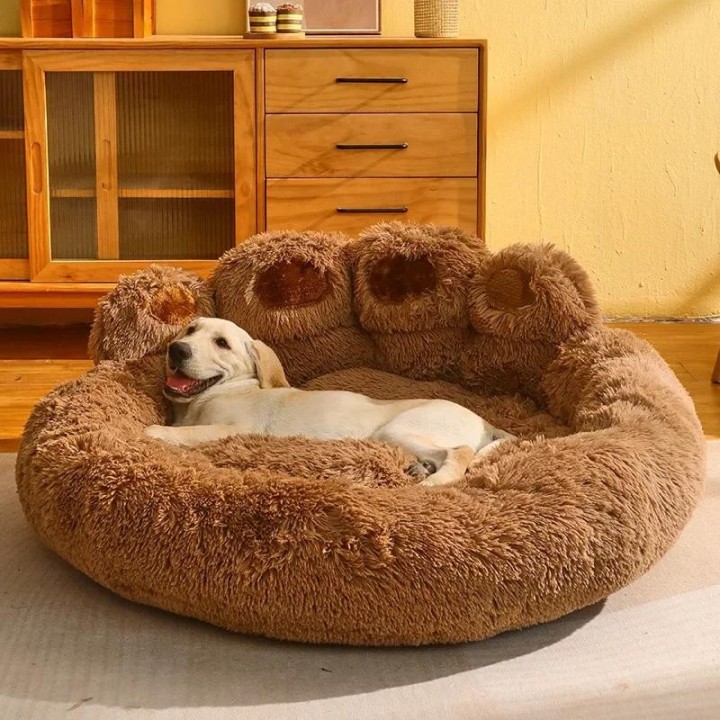 Zwinger Winter Warm Mittelgroße und große Hunde Corgi Golden Retriever Hundebett Samtsofa Schlafmatte Vier Jahreszeiten Heimt