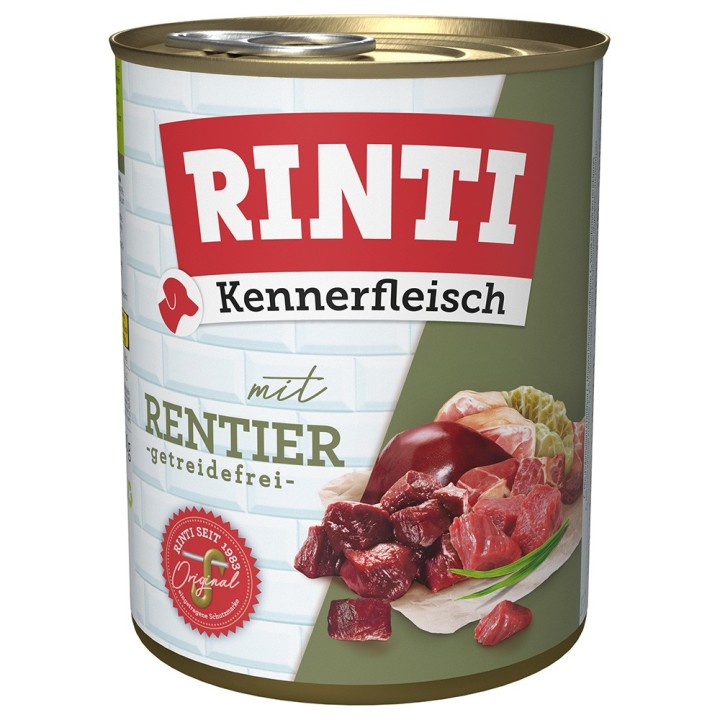 Sparpaket RINTI Kennerfleisch 24 x 800g - Rentier