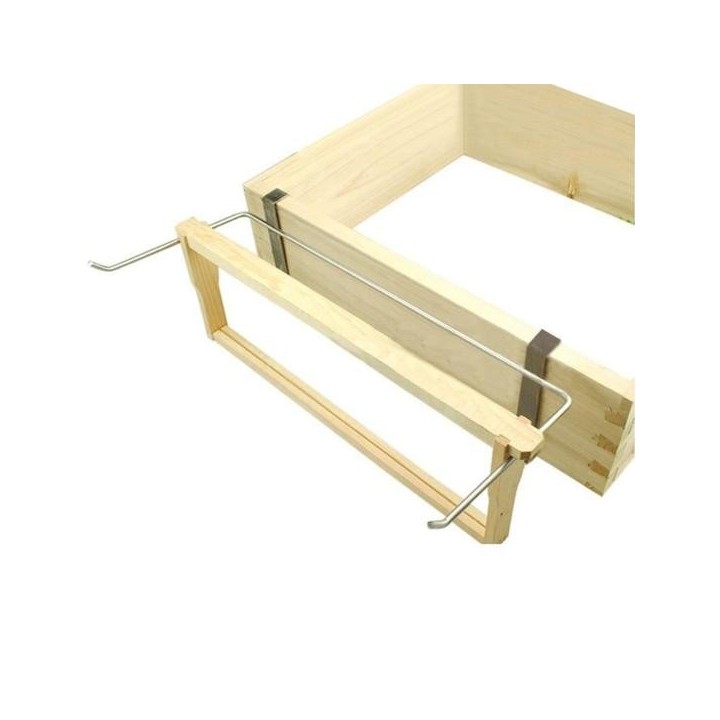 Beekeeper Edelstahl-Imkerei-Rahmenhalter, Bienenstock, Sitzstange, seitliche Halterung