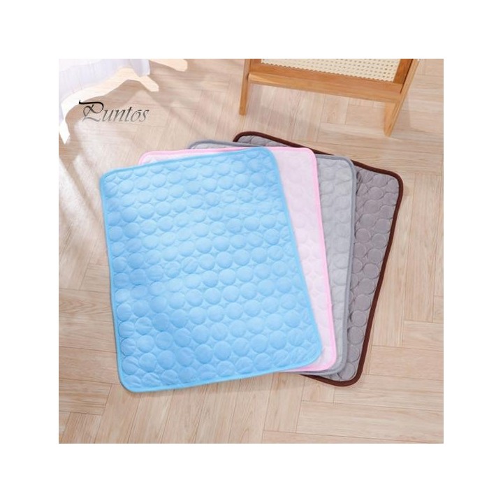 Kühlmatte für Haustiere, selbstkühlendes Kühlkissen aus Eisseide für Hunde, für Bett, Zwinger, Sofa, Autositz, Sommerkühlkiss