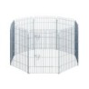 Freilaufgehege Welpenauslauf Welpenzaun Laufstall Welpengitter für Tiere 8-teilig B63 x H91 cm